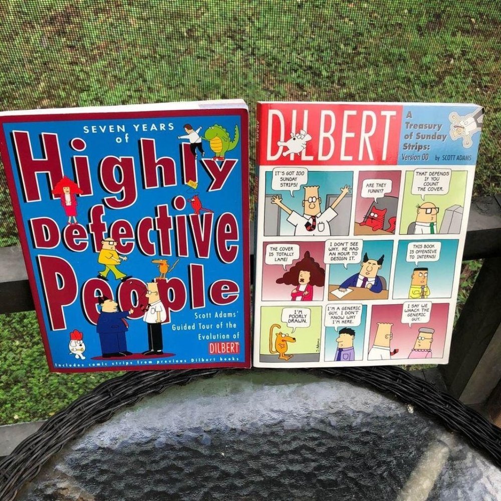 (2) Dilbert Comic Books